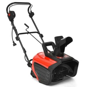 Costway 18" 15 Amp Electric Snow Thrower Corded Snow Blower Driveway Patio