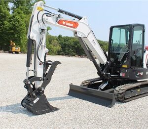 2021 BOBCAT E42 R2 MINI EXCAVATOR, 298 HRS, CAB, HEAT/AC, 2 SPEED, THUMB, 42.6HP