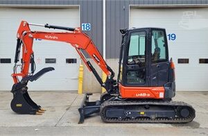 2022 KUBOTA U48-5 MINI EXCAVATOR - 120 HOURS - HYD THUMB - FREE FREIGHT