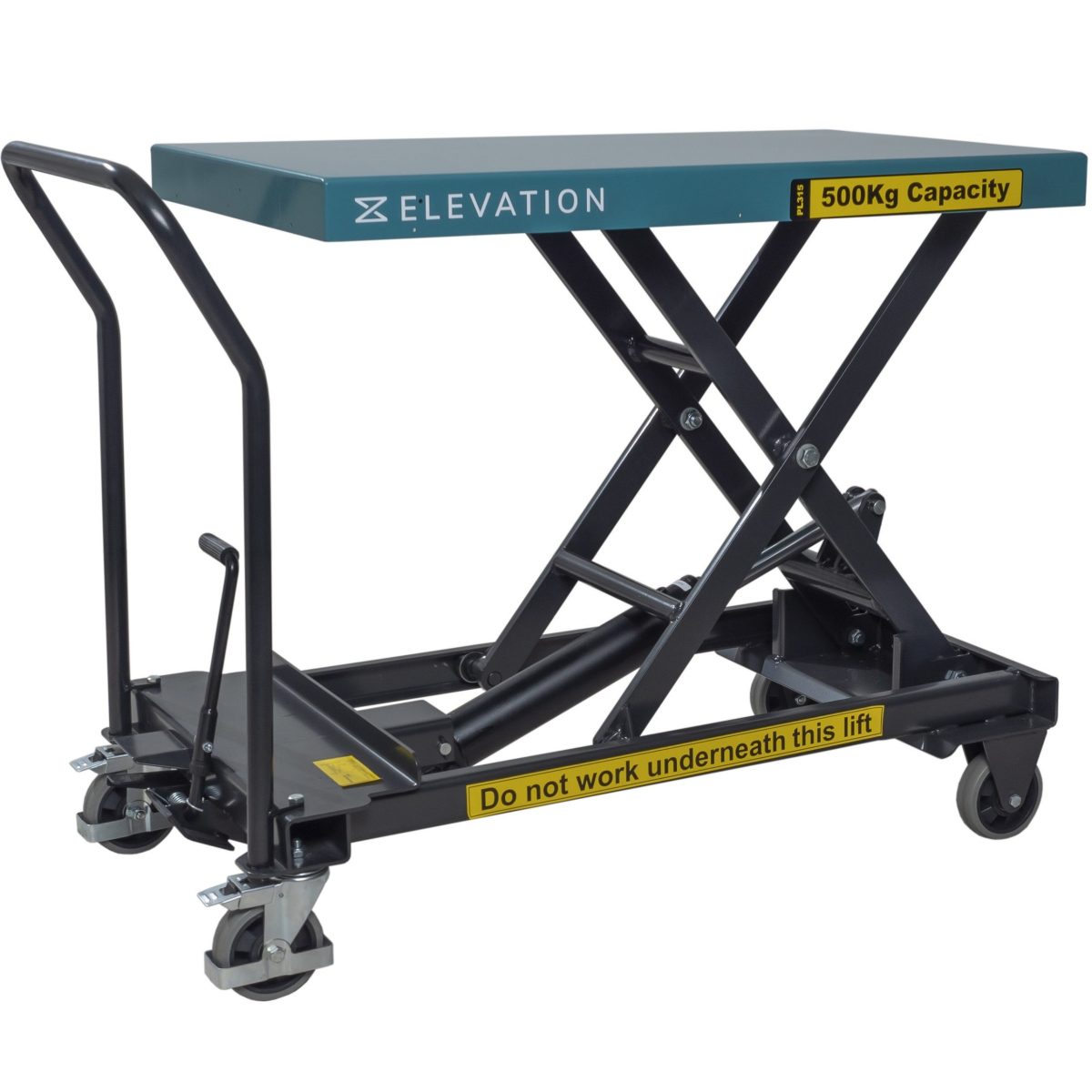 500kg Roller Top Scissor Lift Table